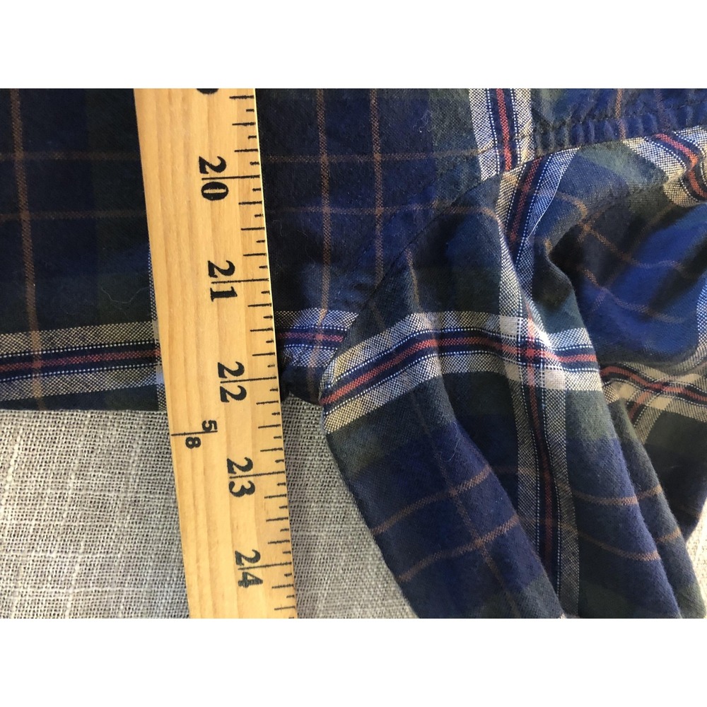 Joules Shirt Mens Large Green Plaid Buchannan Classic Long Sleeve Button Down - Picture 6 of 9